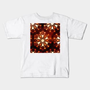 Watercolor stained glass Kids T-Shirt